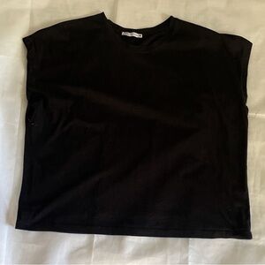 Zara Black Short Sleeve Tee medium